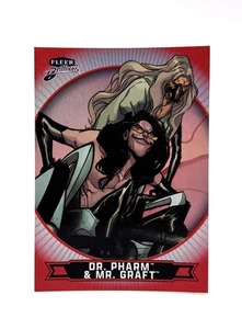 Dr. Pharm & Mr. Graft #90 2025 Fleer Brilliants Superman Red Parallel - Bild 1 von 2