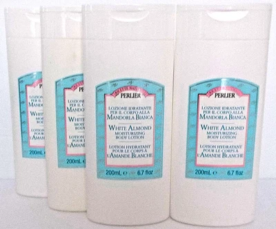 Loción corporal PERLIER, ALMENDRA BLANCA, 6,7 fl. oz/200 ml, NUEVO x 4 Foto 1 de 4