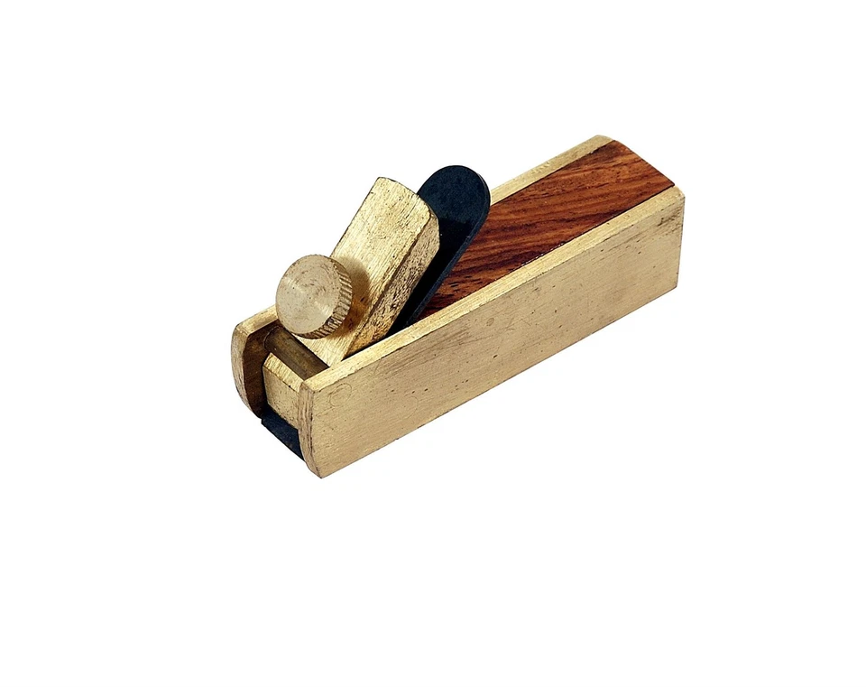 Mini Brass Bull Nose Scraper Block Plane Wood Working - Image 1 of 1