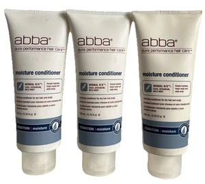 3X Abba Moisture Conditioner (sage, Geranium, Wild Mint) Deeply Hydrate 6.76 oz - Picture 1 of 2