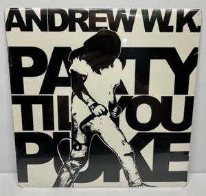 RARE - Andrew WK Party Til You Puke Vinyl Ep SEALED 2000 Bulb Records Party Hard - Picture 1 of 2