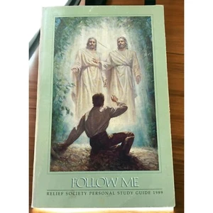 Vintage LDS Personal Study Guide Follow Me1989 Relief Society Mormon Book - Picture 1 of 11