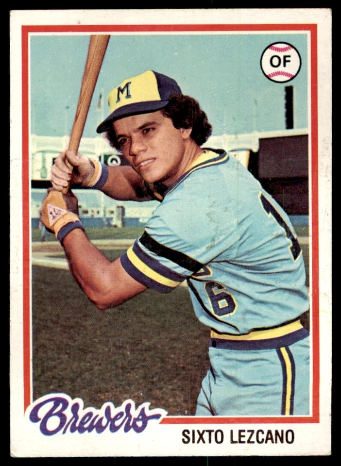 1978 TOPPS SIXTO LEZCANO 100 MILWAUKEE BREWERS #595 - Image 1 of 2