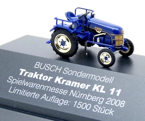 Busch Sondermodell - Kramer KL 11 Spielwarenmesse 2008 Modell Trecker 1:87 H0 - Bild 1 von 4