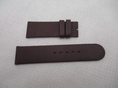 GENUINE brown smooth leather watchstrap watch band strap Georg Jenson 19mm s - Image 1 of 3