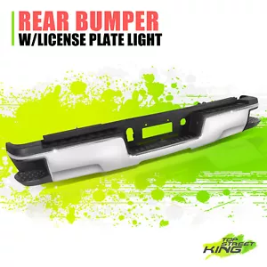 Chrome Rear Step Bumper For 15-19 Silverado Sierra 2500 WO Hitch WO Sensor Holes - Picture 1 of 8