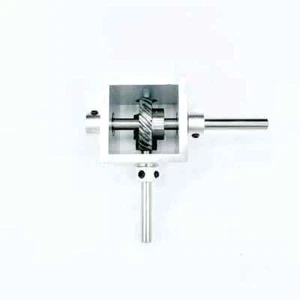 Mini Natur 1:2 rechtwinkliger Wende Aluminium Getriebe Eckrotator 6 mm - Bild 1 von 13