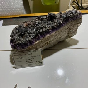 AMETHYST/ SMOKE QUARTZ FROM WHEAL UNY, SUBSTANTIAL 3180g MF4001 - Foto 1 di 15