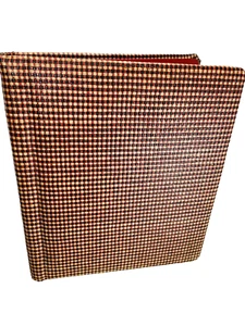 Amfile Basket Willoweave Photograph Album Scrapbook Black Page Mounting Vintage  - Picture 1 of 9