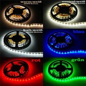 LED Tira Strip 12V, IP68 (Resistente Al Agua ), 60LED/M, 5m - Imagen 1 de 64