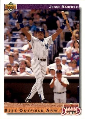 1992 Upper Deck MLB Jesse Barfield #644 - Image 1 of 2