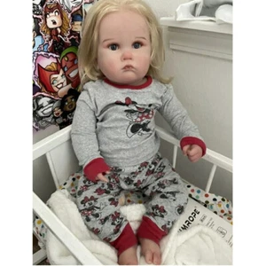 24 in Grasa Niña Bebé Renacido Muñecas Vinilo Suave Niños Pequeños Recién Nacidos Bebés Juguetes REGALO DE NAVIDAD - Imagen 1 de 4