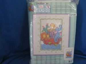 Vtg. Noah's Ark Cross Stitch Baby Quilt Kit 34" x 43" Baby Hugs Dimensions 2006 - Picture 1 of 3