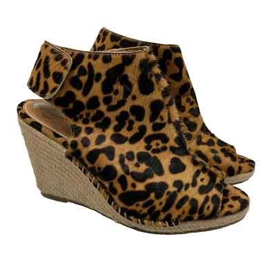 Kelsi Daga Bronceado Negro Clarabel Animal Print Cuñas Auto Sujetables 9.5 Foto 1 de 4