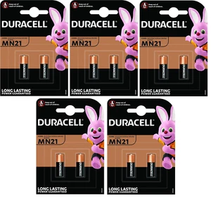 10 batterie DURACELL MN21 V23GA A23 K23A LRV08 8LR932 DURACELL 12 Volt Alkaline - Foto 1 di 1