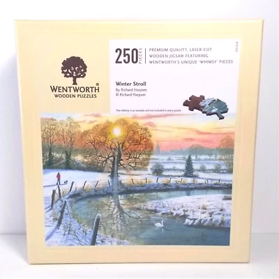 Rompecabezas Wentworth Paseo de Invierno 250 Piezas Rompecabezas Láser Caprichoso NUEVO SELLADO Raro Foto 1 de 4