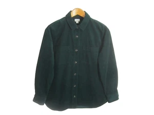 Neu J Crew Damen S jägergrün Baumwolle Cord Shirt Jacke Taschen neu mit Etikett $ 110 - Bild 1 von 11
