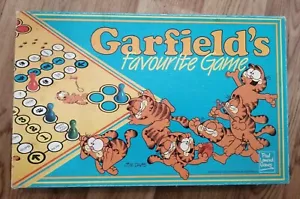 GARFIELD BOARD GAME FROM PAUL LAMOND GARFIELD'S FAVOURITE GAME 1978 COMPLETE - Picture 1 of 5