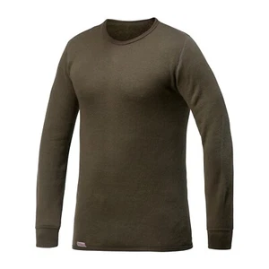 Camisa cuello redondo Woolpower cuello redondo 200 verde pino manga larga - Imagen 1 de 1