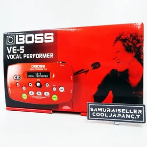 Boss VE-5-RD Vocal Performer Effects Processor Red Japan NEW - Picture 1 of 13