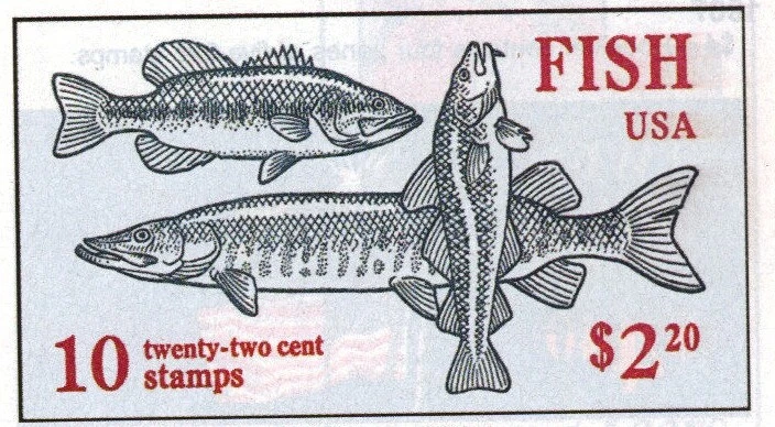MALACK 2209a  BK154  $2.20 Fish, COMPLETE BOOK F/VF ..MORE.. bc35 - Image 1 of 1
