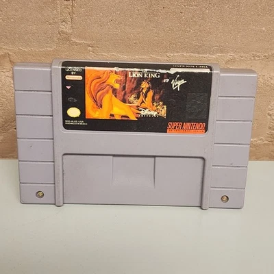 Cartucho The Lion King SNES (Super Nintendo, 1994) solo usado Foto 1 de 4