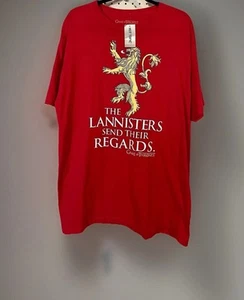 Game of Thrones Gr. XXL Neu mit Etikett House❤️Lannister Lion Logo T-Shirt Tee Hot Topic - Bild 1 von 9