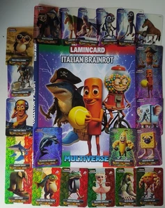 LAMINCARD ITALIAN BRAINROT MULTIVERSE - VENDITA CARTE SINGOLE - Photo 1/165