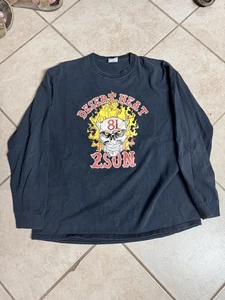 Vintage Hells Angels 81 Known Associate Double Sided Long Sleeve XXL 24x28 Az - Picture 1 of 5