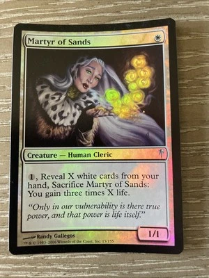 Martyr of Sands FOIL Coldsnap MTG NM Magic: The Gathering Free Ship - Image 1 of 2