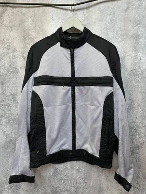 Chaqueta de motocicleta Dainese Air Frame de malla negra blanca para hombre talla 52 (L) Foto 1 de 4