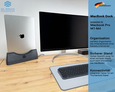 Dock Holder Stand Stand Docking Station for MacBook Pro M1 - M4 - Image 1 of 4