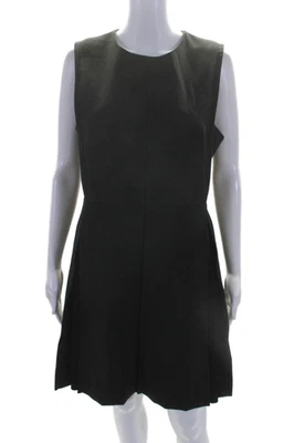 Mini Vestido Para Mujer Rag & Bone Cuello Redondo Sin Mangas Plisado Acampanado Negro Talla 8 Foto 1 de 4