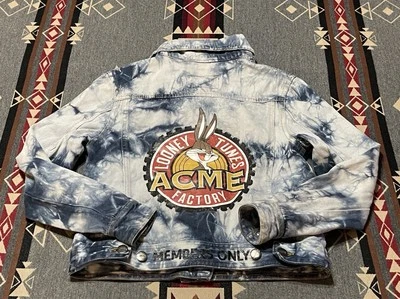Джинсовая куртка дальнобойщика Looney Tunes Members Only Tie-Dye S T33 - Изображение 1 из 4