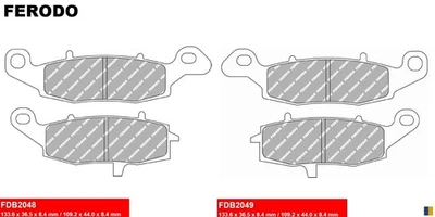 Plaquettes Ferodo de frein avant - Kawasaki Z 750 /S 2004-2006