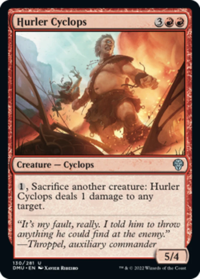 x1 Hurler Cyclops - Dominaria United - NM - MTG - Image 1 of 1