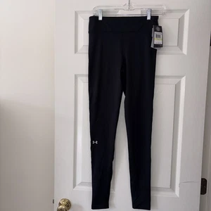 NWT  Under Armour 12502777  Women's UA ColdGear Base layer Leggings, Black - Picture 1 of 2