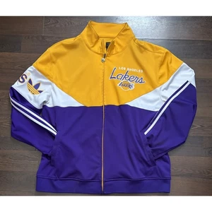 Rare 2012 Adidas Los Angeles Lakers Full Zip Track Jacket - Men’s Sz 2XL 6993A - Picture 1 of 15