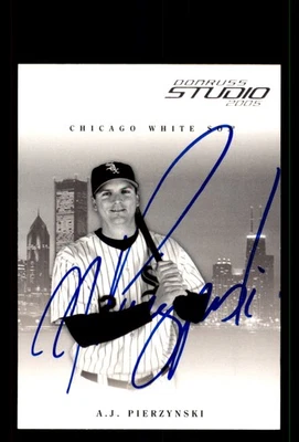 Signed Baseball Card Auto A.J. Pierzynski 2005 Donruss Studio #66 White Sox - Image 1 of 2