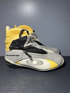 Salomon Nordic Cross Country Touring Ski Boots Size USA 8 SNS Profil 349 - Picture 1 of 8