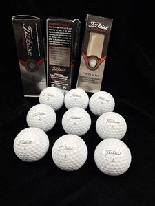 TITLEIST PRO V1X 2013 3 Sleeves 9 NEW golf balls numbers 1 2 4 - Picture 1 of 8