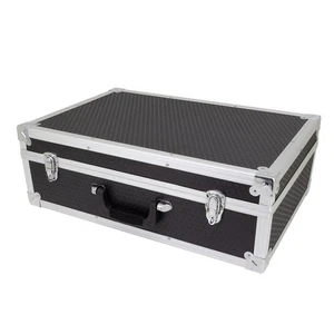 Large Hard Aluminium Flight Case Universal DJ Equipment Camera Secure Box - Picture 1 of 3