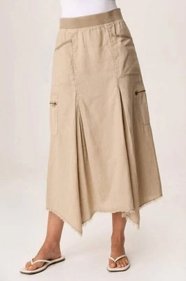 Xcvi Doak Sharkbite Hem And Cargo Pockets Skirt Size XS - Image 1 of 3