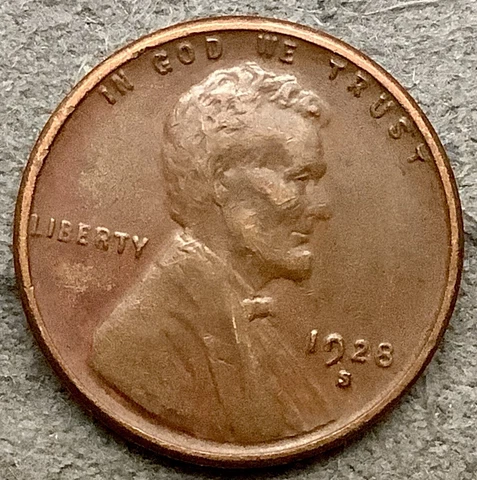 1928 S * Lincoln Wheat Cent - Higher Grade  ~ A431 Cover