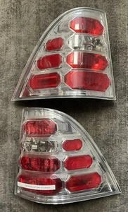 Mercedes M Class 1998 And Up LED Chrome And Red Taillights - Picture 1 of 3