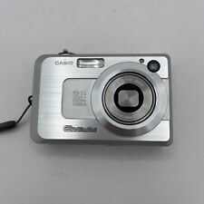 Casio EX-Z750 Exilim 7.2MP Digital Camera Silver 3x Zoom Not Tested No Charger