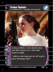 STAR WARS JCC WOTC SITH RISING PADME AMIDALA (E) 51/90 LÁMINA GEMA COMO NUEVA - Imagen 1 de 1