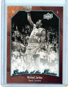 2010 Upper Deck Greats of the Game Michael Jordan #6 UNC - Picture 1 of 3