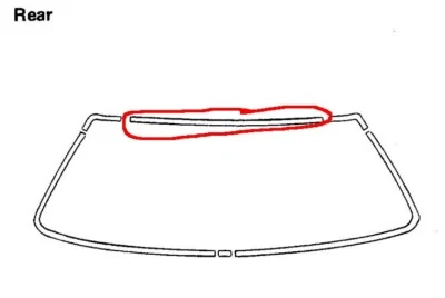 83-87 本田 Prelude 装饰成型后窗 — 第 1/3 张图片