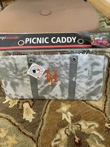 New York Mets Tie Dye Picnic Caddy XL Tote Bag MLB NEW - Picture 1 of 7